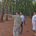 राजमेरगढ़ पर्यटन स्थल का निरीक्षण, अध्यक्ष नीलू शर्मा और प्रबंध संचालक विवेक आचार्य ने विकास कार्यों पर की चर्चा