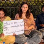 इंडिया गेट पर अंकिता के परिवार से मिले राहुल-प्रियंका